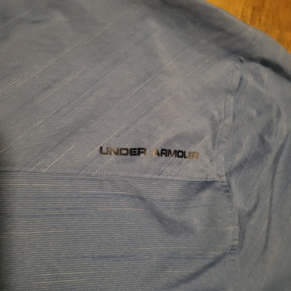 Under Armour Men's Slate Blue Polo Shirt - Picture 4 of 4